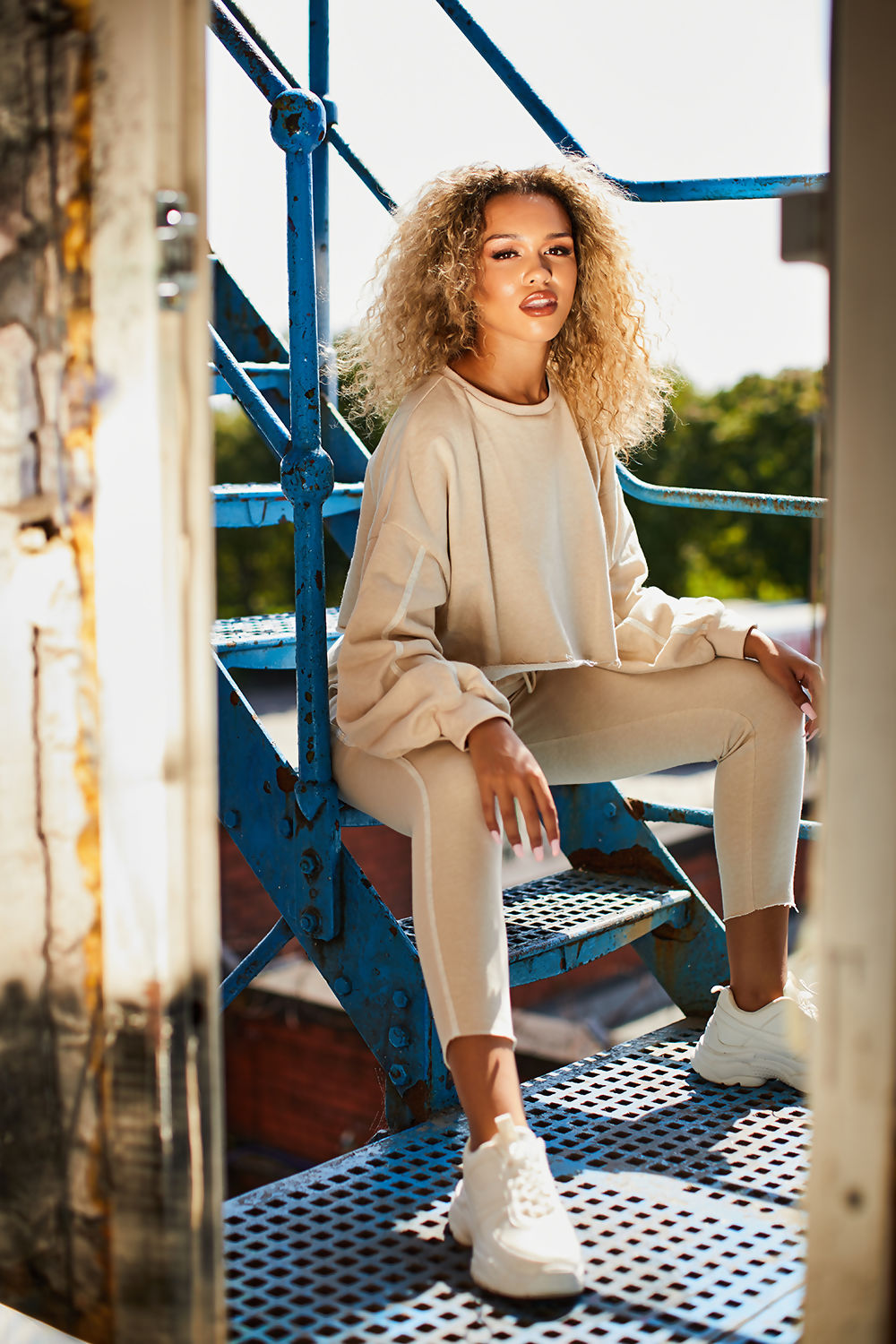 Hadlee Stone Loopback Jersey Oversized Sweatshirt